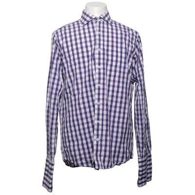 Shirt (Purple, White) from Batistini Cotton