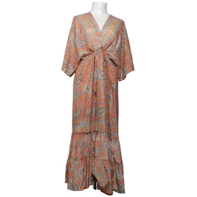 Maxi jurk (Oranje, Blauw, Meerkleurig) van Somya Collection