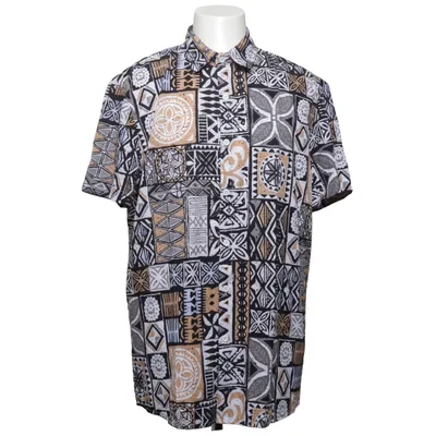 Kortärmad skjorta (Svart, Vit, Brun, Flerfärgad) från Manfinity Elastan, Polyester
