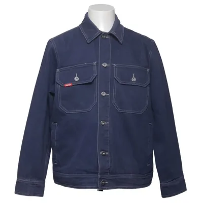 Werkjas (Blauw) van Deus Ex Machina Katoen