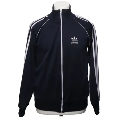 Træningsjakke (Blå, Hvid) fra Adidas Equipment Bomuld, Polyester