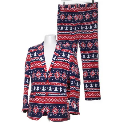 Kostym (Blå, Röd, Vit, Flerfärgad) från Opposuits Polyester