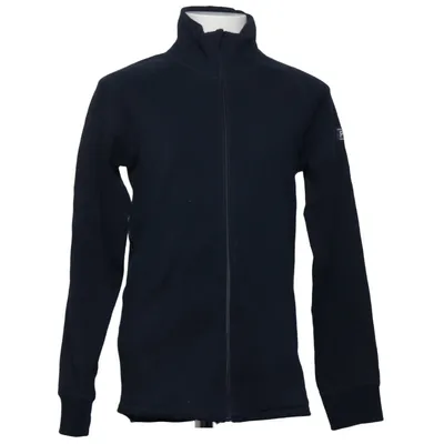 Fleece jacket (Black) from Polarn O. Pyret Merino wool