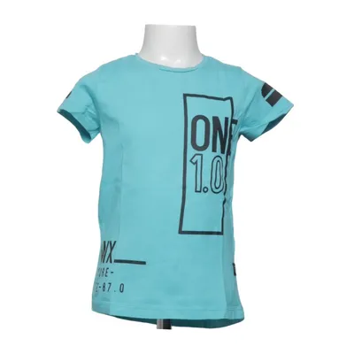T-shirt (Turquoise, Noir) de Oxo Coton