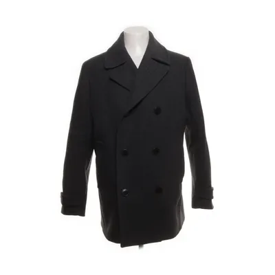 Sømandsjakke (Grå) fra H&M Man Uld, Polyester, Polyamid, Akryl, Viscose