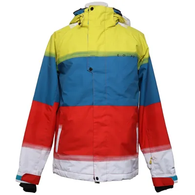 Skijacke (Blau, Rot, Weiß) von Below Zero Nylon, Polyester