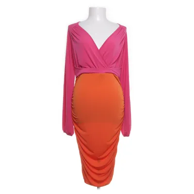 Jurk (Roze, Oranje) van Bodyflirt Boutique Elastaan, Polyester