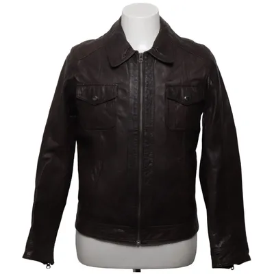 Leren jack (Bruin) van Rock'n Blue Katoen, Leer, Polyester