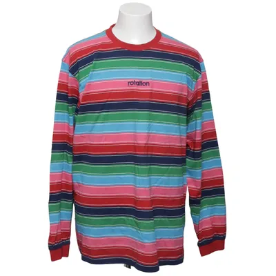 Långärmad t-shirt (Röd, Blå, Grön, Rosa, Flerfärgad) från Rotation Ekologisk bomull
