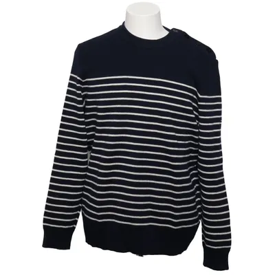 Sweater (Blue, White) from Saint James Wool