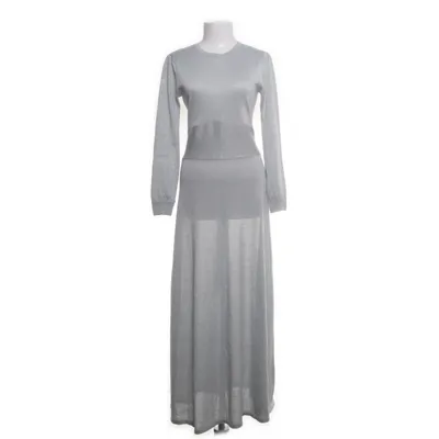 Maxikjole (Sølv) fra Carin Wester Polyester, Viscose