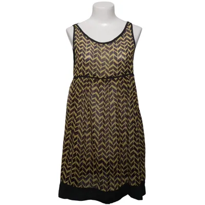 Klänning (Gul, Svart) från Lux Polyester, Viskos