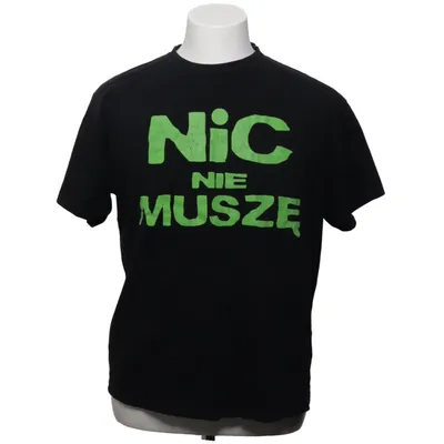 T-shirt (Black, Green) from JHK Cotton
