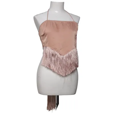 Halternecktopp (Beige) från Rare London Polyester