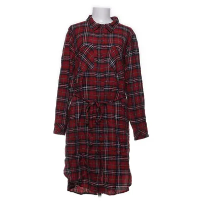 Skjortklänning (Röd, Svart, Vit) från ONLY Carmakoma Bomull, Elastan