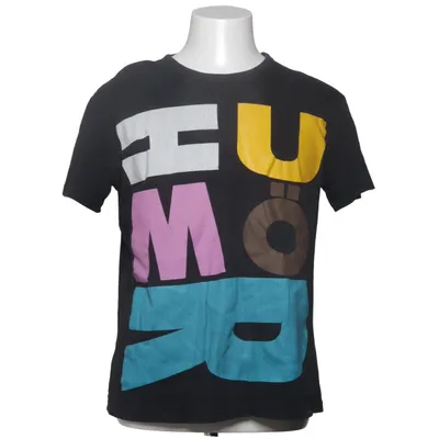 T-shirt (Black, Multicolored) from Humör Cotton