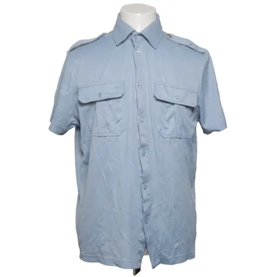 Short sleeve shirt (Blue) from Wenaas Cotton, Recycled polyester