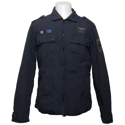 Safarijacka (Blå) från Aeronautica Militare Bomull