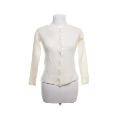 Cardigan (Blanc) de La Maille Sézane Mohair, Laine d'alpaga, Polyamide