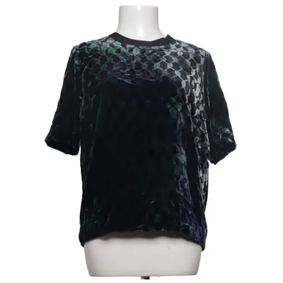 Top (Zwart, Blauw, Groen) van Lala Berlin Polyamide, Zijde, Viscose