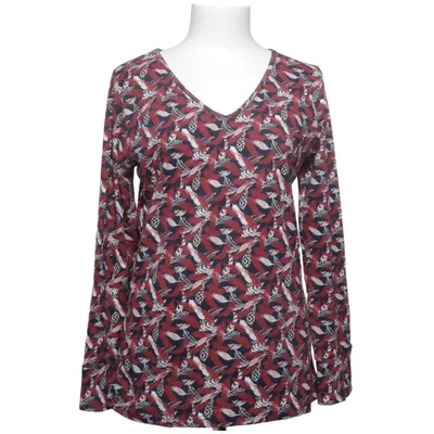T-shirt à manches longues (Rouge, Multicolore) de Tranquillo Élasthane, Coton biologique