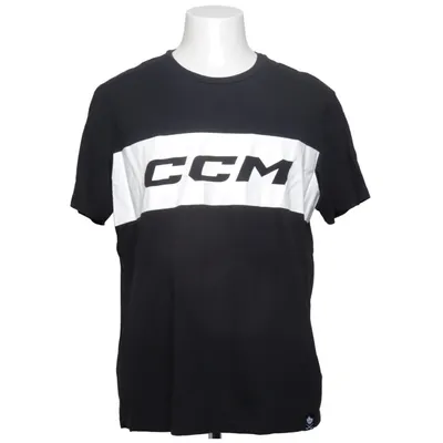 T-shirt (Svart, Vit) från CCM Bomull, Polyester, Viskos