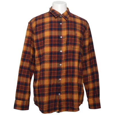 Chemise en flanelle (Bleu, Jaune, Marron) de DNMD Coton