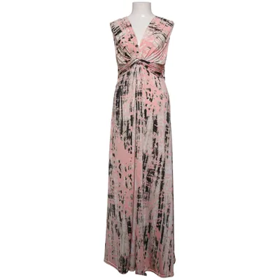 Maxi jurk (Roze, Zwart, Wit) van Trois Ka