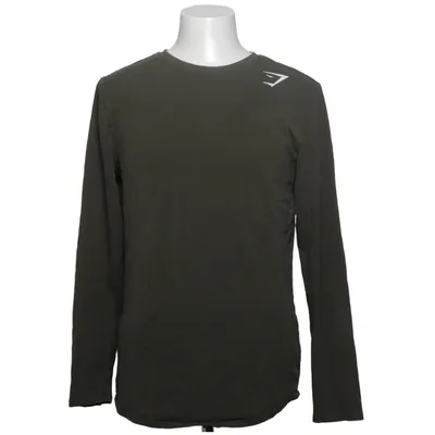 Långärmad t-shirt (Grön) från Gymshark Bomull, Elastan