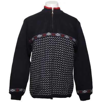 Lusekofte (Blue, White, Red) from Bergens Tricotage Fabrik Viscose, Wool