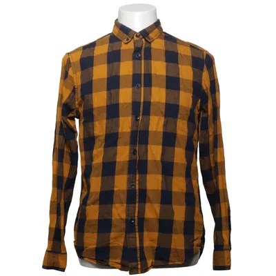 Flannel skjorte (Gul, Blå) fra Lftman Bomuld