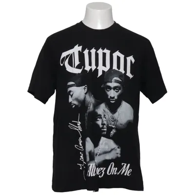 T-shirt (Black) from Pull & Bear Cotton, Polyester