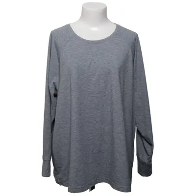 Lange mouwen shirt (Grijs) van Lands' End Elastaan, Polyester, Viscose