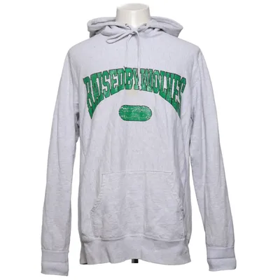 Kapuzenpullover (Grau, Grün) von Raised by Wolves Baumwolle, Polyester