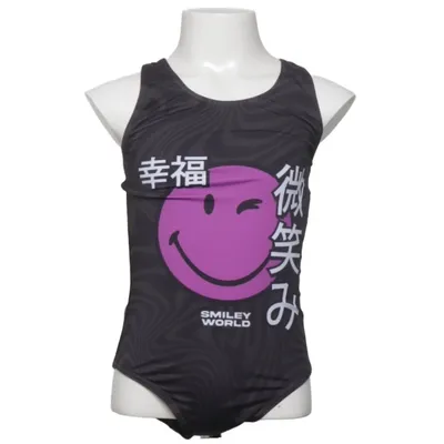 Baddräkt (Svart, Lila, Flerfärgad) från Smiley World Elastan, Polyester