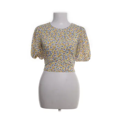 Crop top (Vit, Flerfärgad) från Tally Weijl Elastan, Polyester