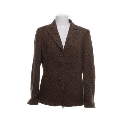 Blazer (Bruin, Blauw) van Delmod Polyamide, Polyester, Zijde, Viscose, Wol