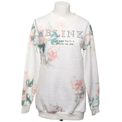 Sweatshirt (Wit, Meerkleurig) van Tindra Katoen, Elastaan, Polyester