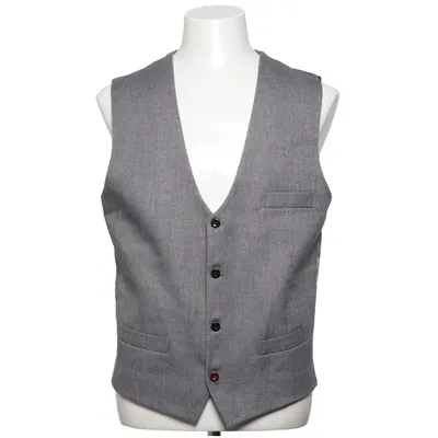 Anzugweste (Grau) von Sub Polyester, Wolle