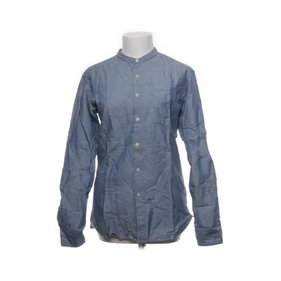 Blouse (Bleu) de Uniqlo Coton, Lin