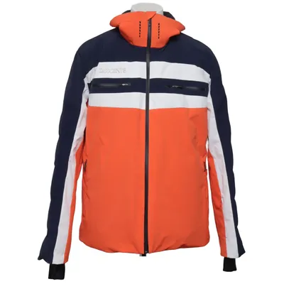 Manteau de ski (Bleu, Orange, Blanc) de Descente Élasthane, Polyester
