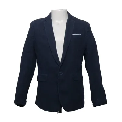 Blazer (Blue) from H&M Linen, Cotton