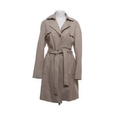Läderkappa (Beige) från Auluna Polyester, Päls, Skinn
