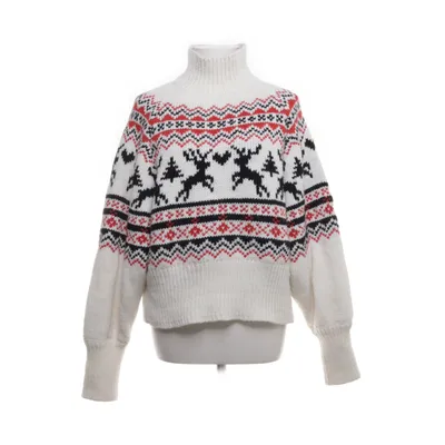 Tröja (Vit, Flerfärgad) från H&M Polyester, Akryl, Ull