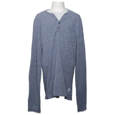 T-shirt manches longues (Bleu) de Tom Tailor Coton, Polyester, Viscose