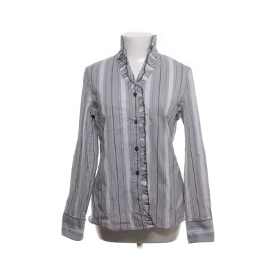 Blouse (Grijs, Wit) van Erfo Katoen, Elastaan, Nylon