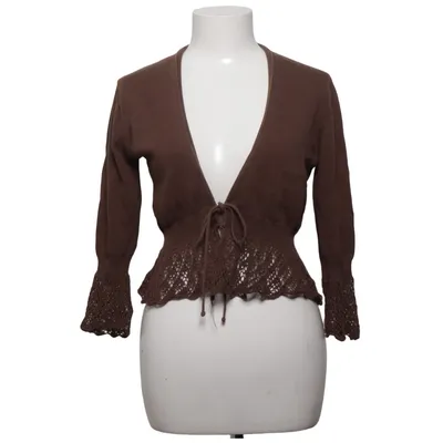 Cardigan cache-cœur (Marron) de Att. Coton
