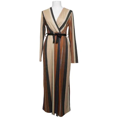 Maxikleid (Beige, Braun, Schwarz) von Wiya Elasthan, Polyester