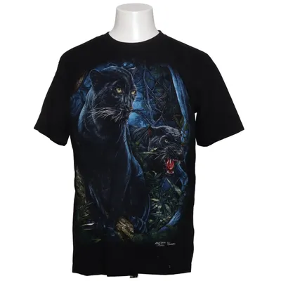 T-shirt (Svart, Flerfärgad) från Rock Chang Bomull