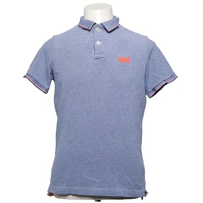 Poloshirt (Blauw) van Superdry Premium Katoen